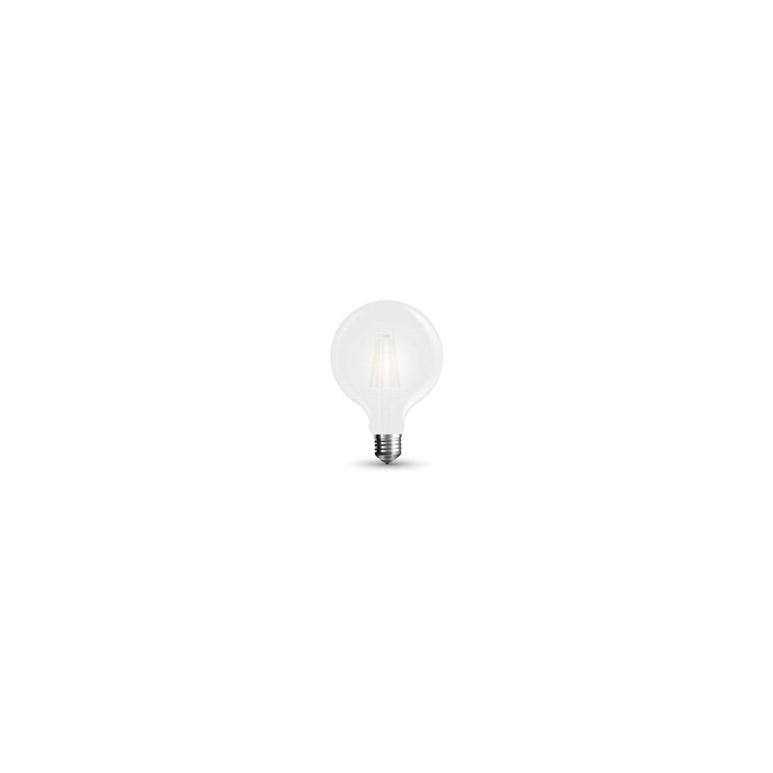 7W LED COG bulb V-TAC E27, G95, matte finish (Light color: 6400K cool white)