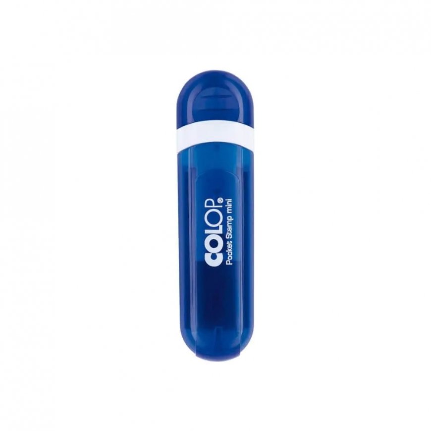 Colop Mini Pocket Stamp case with blue pad