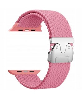Beline Woven Nylon Parachute Bracelet for Apple Watch 38/40/41mm in Pink