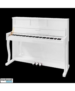 Digitaalinen piano Kruger & Matz KMDP-755, väri valkoinen kiiltävä.
