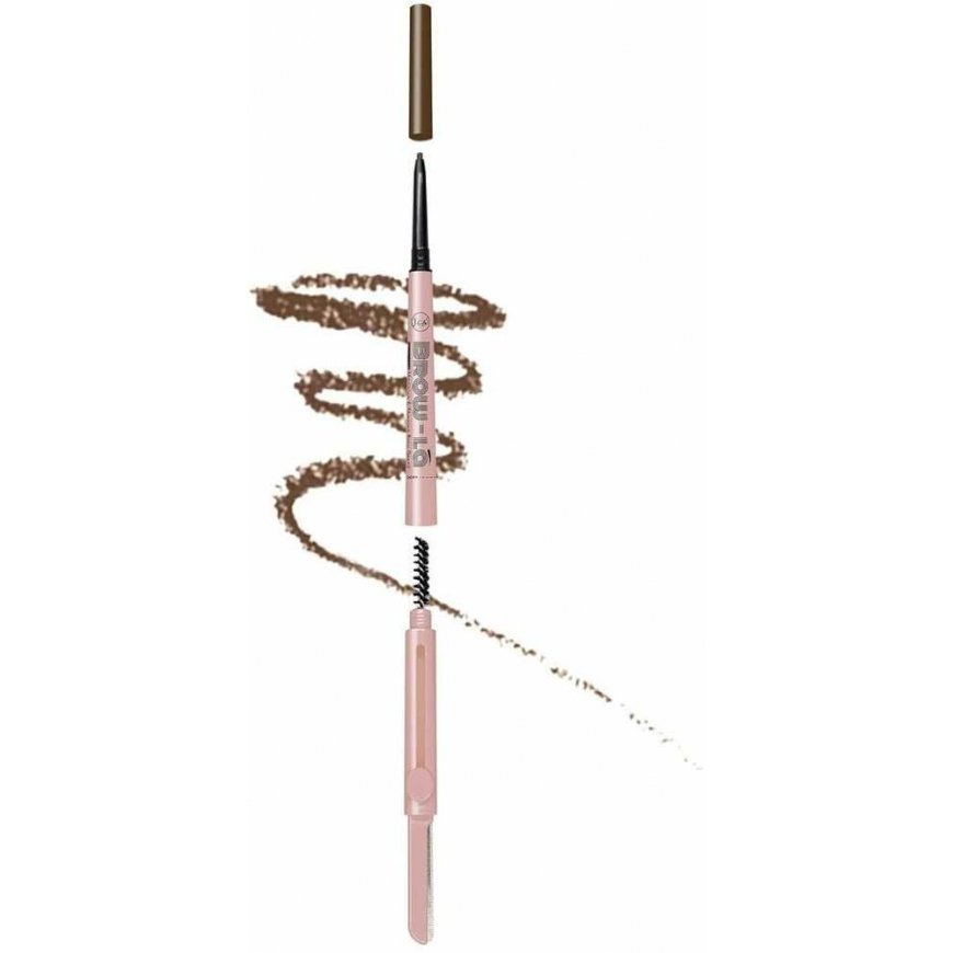 J.Cat Beauty Brow-La 3in1 Mapping & Shaping Brow Pencil 104 Rich Brown, 0.08 г