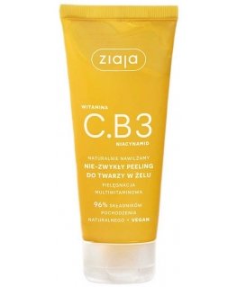 Ziaja Vitamin C.B3 Niacinamide Face Scrub Gel Peeling
