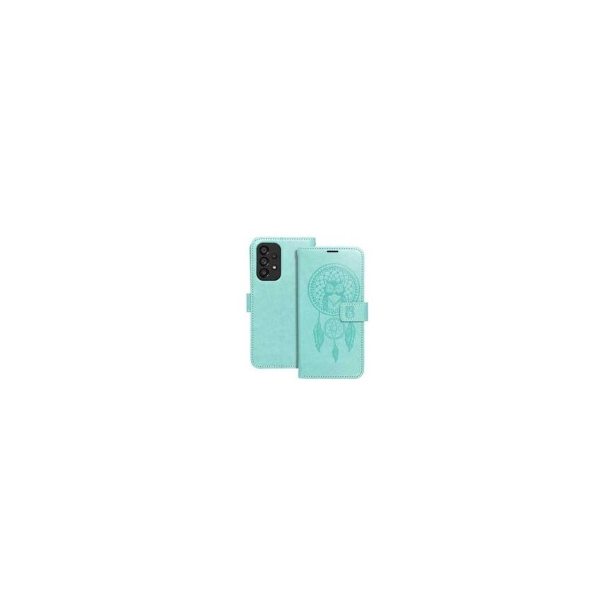 Oem MEZZO Kirjaintaan Samsung Galaxy A52 5G / A52 LTE (4G) / A52s 5G dreamcatcher vihreänä.