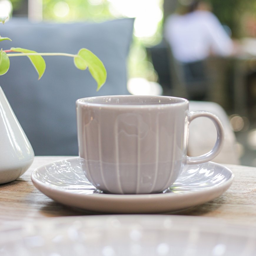 Ligne чашка 280 мл серый AMBITION