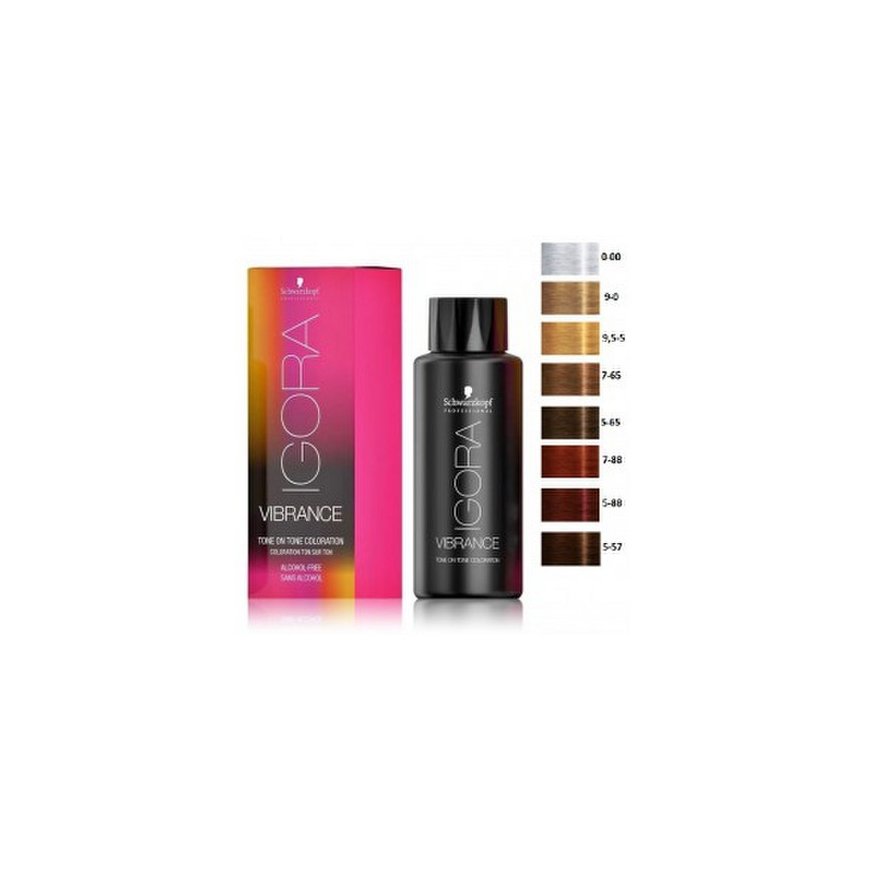 ammattimaiset hiusvärit Schwarzkopf Igora Vibrance Nº0-00 Neutraali 60ml – 2
