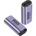 Maršrutizatorius PremiumCord 40Gbps Aliuminio USB-C Moteriška - USB-C Moteriška jungtis Maršrutizatorius PremiumCord 40Gbps Aliuminio USB-C Moteriška - USB-C Moteriška jungtis