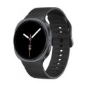 4Wrist silikoninis dirželis, skirtas „Samsung Galaxy Watch 8“ – juodas 4Wrist silikoninis dirželis, skirtas „Samsung Galaxy Watch 8“ – juodas