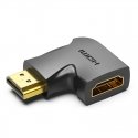 Vention AIQB0 kabeļu spraudņu pāreja HDMI Melns