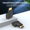 Vention AIQB0 kabelių lizdinio / kištukinio jungčių tipo keitiklis HDMI Juoda