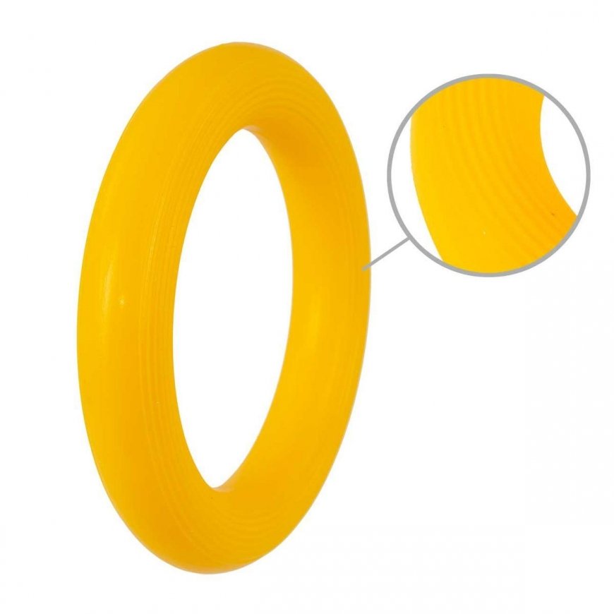 Rubber ring Enero, 17cm, yellow – 2