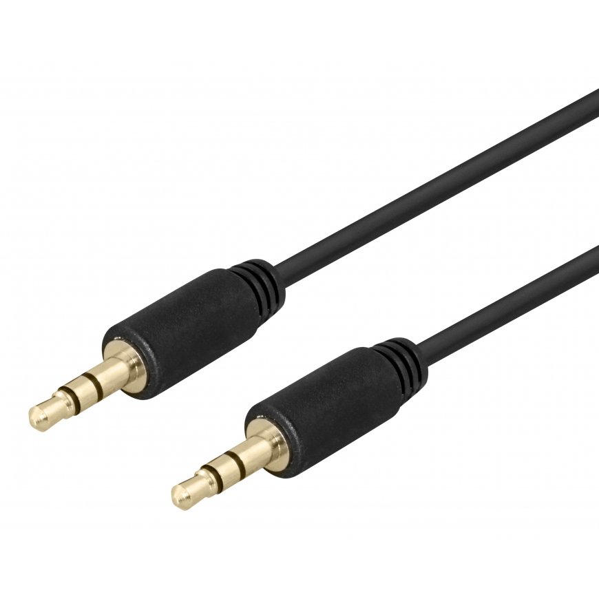 Deltaco 180008 audio kabelis 2 m