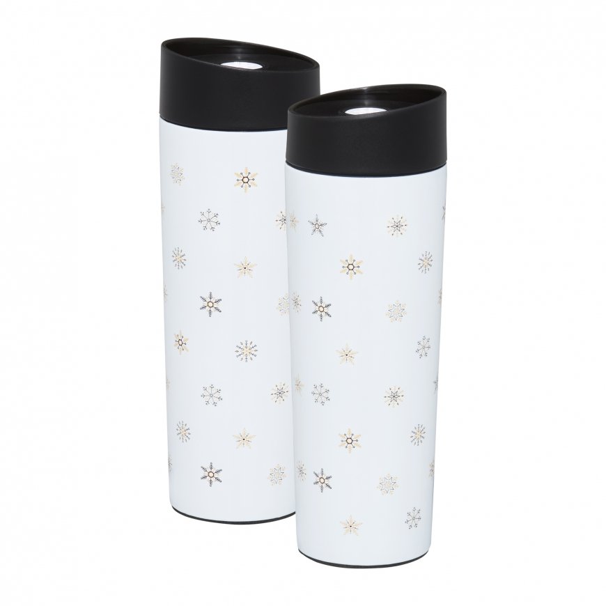Termo pude Art Deco Stars 340 ml sniegpārsliņas AMBITION – 2