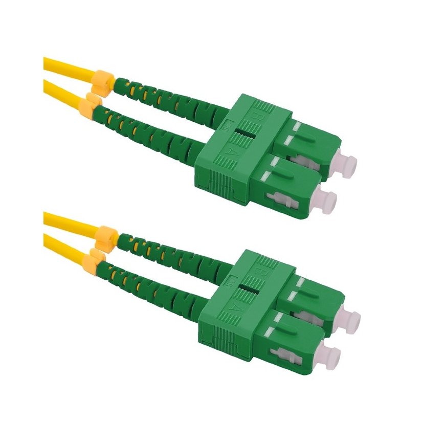Qoltec 54005 InfiniBand un optiskās šķiedras kabelis 1 m SC Dzeltens