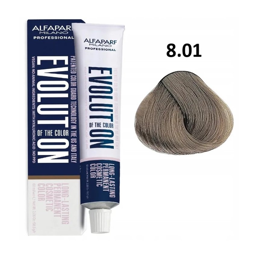 Alfaparf Evolution juuksevärv, 60ml - 8,01 | Heledate pehmete hallide jaoks – 2