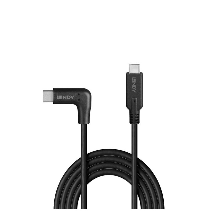 Lindy 32018 USB-kaapeli USB 3.2 Gen 2 (3.1 Gen 2) 1 m USB C musta – 2