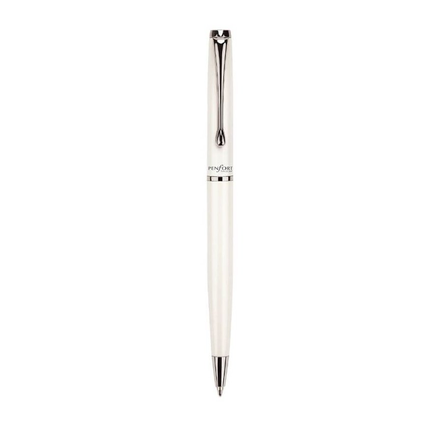 Taccia Penfort Feminy Fountain Pen, White TPF-BP004WH-SL
