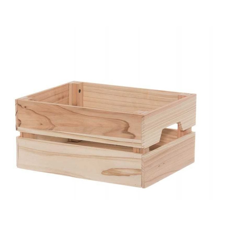4Living Puiset laatikko, itse koottava 31x23x15 cm