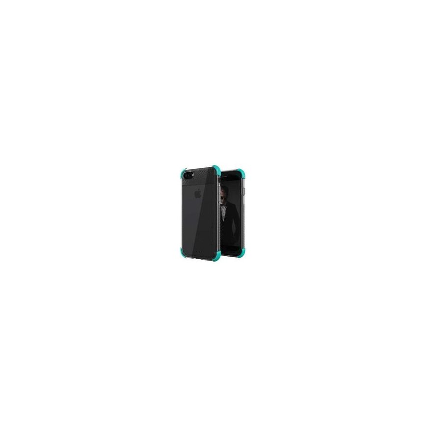 Ghostek 2 coated Apple iPhone 7 8 case in turquoise color