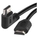 Emos HDMI 2.0 augstas ātruma kabelis A ligzda - A ligzda 90° 3 m