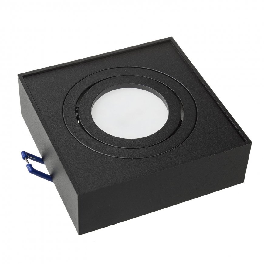 Recessed Light Maclean LED Tube, Spot, SPOT, MR16/GU10, Color Black, 94x94x32mm, Square, Aluminum, MCE464 B – 2