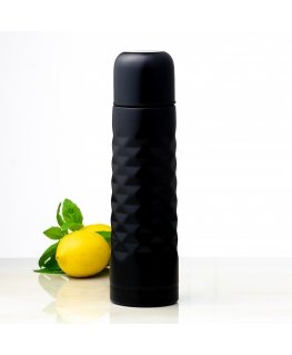 Kava ir arbatos termosas Tesoro 600 ml juodas AMBITION