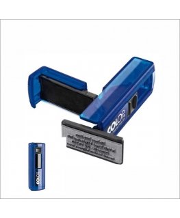 COLOP Pocket Stamp 30 NEW, blue body, colorless pad