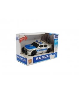 Lean Toys poliisiauto valoilla ja äänillä, 1:20 mittakaava