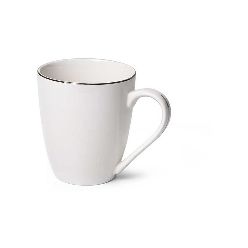 Fissman Puodelis ALEKSA 380ml, baltas (porcelianinis)