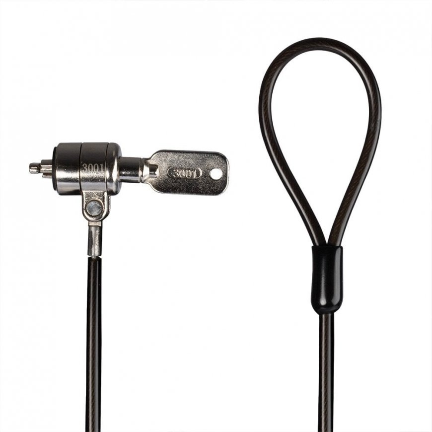 Lindy 21150 kaablilukk Must 2 m – 2