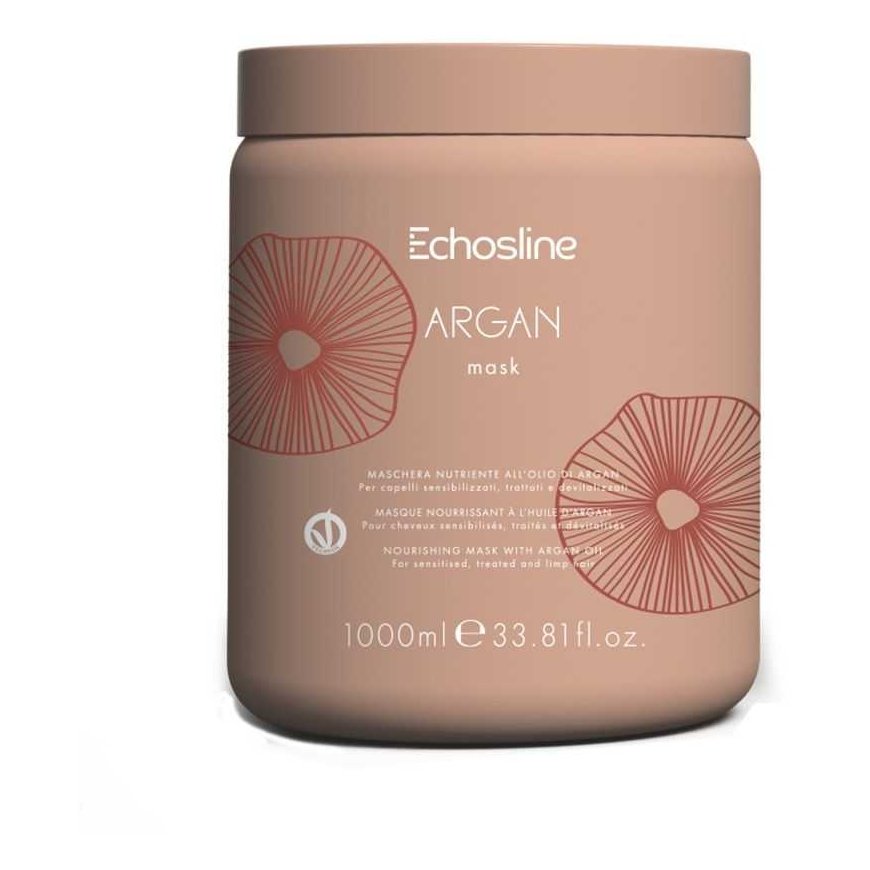 ECHOSLINE Argan Mask kosteuttava hiusnaamio arganöljyllä, 300 ml