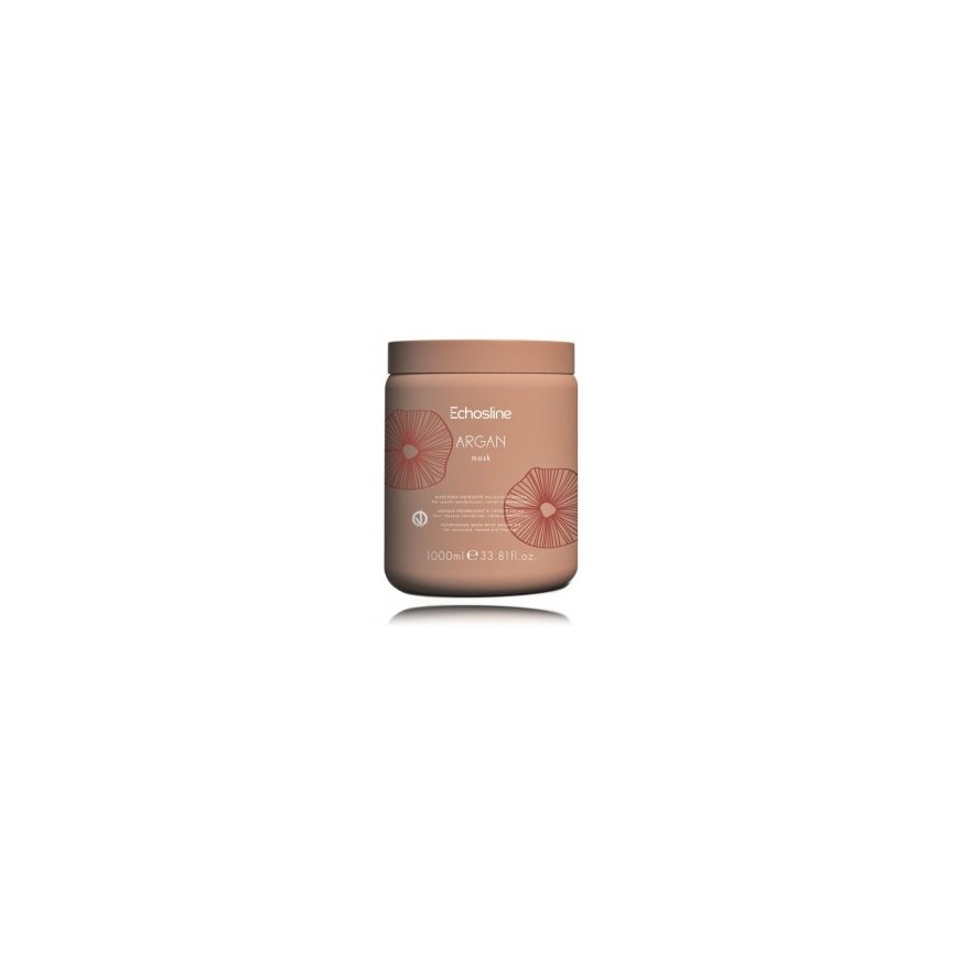 ECHOSLINE Argan Mask kosteuttava hiusnaamio arganöljyllä, 300 ml – 2