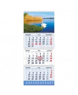 Mobile Service Hanging Calendar LADYBUG, 2026, 3 parts