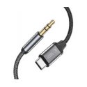 Jack Tech-Protect UltraBoost Sound USB-C / 3.5 mm Mini Jack Cable 1 m - Black Jack Tech-Protect UltraBoost Sound USB-C / 3.5 mm Mini Jack Cable 1 m - Black
