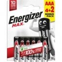 Щелочная батарея LR03 (AAA) E92 1.5V 1200mAh MAX Energizer в упаковке 6 штук Щелочная батарея LR03 (AAA) E92 1.5V 1200mAh MAX Energizer в упаковке 6 штук