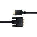 Deltaco 100021 HDMI kabelis 1 m HDMI Type A (Standard) DVI-D Melns Deltaco 100021 HDMI kabelis 1 m HDMI Type A (Standard) DVI-D Melns