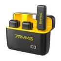 Wireless Microphone - 7Ryms Rimo S1 USB-C, 2 Transmitters, 50m Range Wireless Microphone - 7Ryms Rimo S1 USB-C, 2 Transmitters, 50m Range
