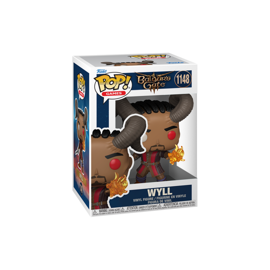 FUNKO POP! Vinyl Figure: Baldur's Gate - Wyll, 9 cm – 2