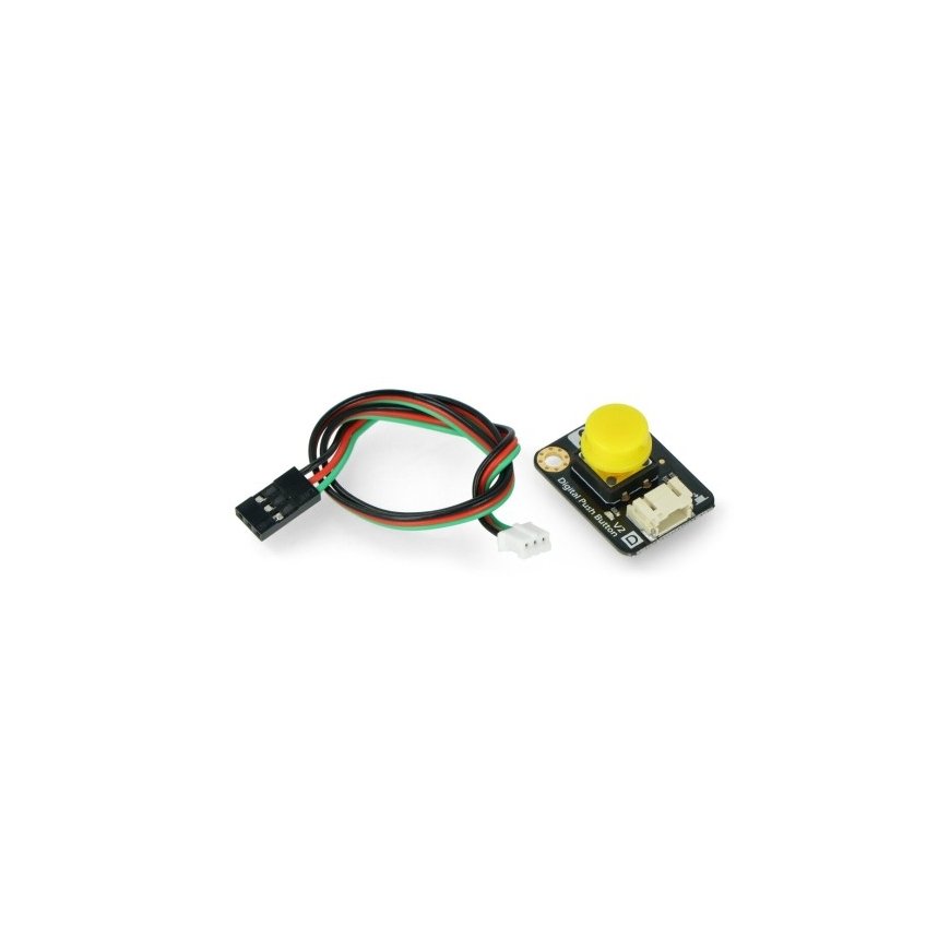DFRobot Gravity digitaalne nupp Tact Switch, kollane – 2
