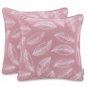 Dekoratiivinen tyynynpäällinen AmeliaHome CALM 2 kpl 45x45 cm, väri: vaaleanpunainen Dekoratiivinen tyynynpäällinen AmeliaHome CALM 2 kpl 45x45 cm, väri: vaaleanpunainen