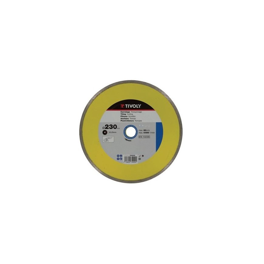 Deimantinis diskas Tivoly continuous 125x22,2mm – 2