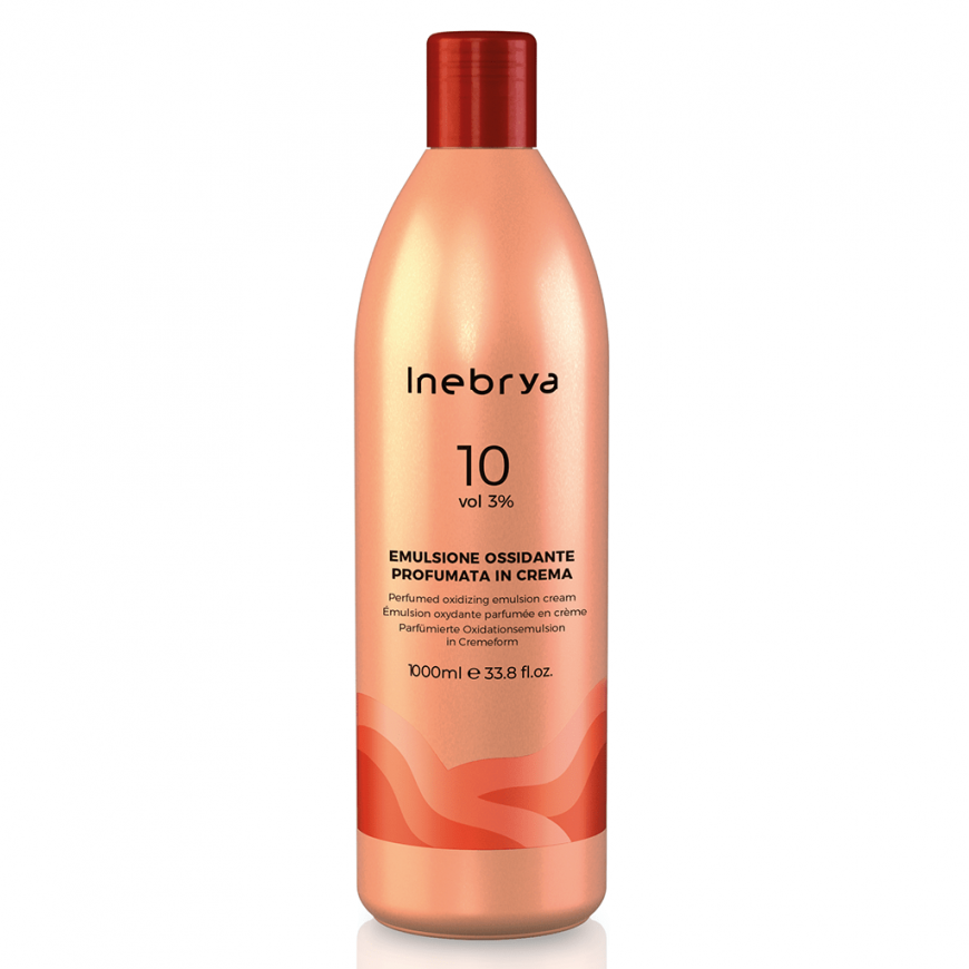 Inebrya emulsion cream oxidant 1000ml - 9% - 30 vol oxidant