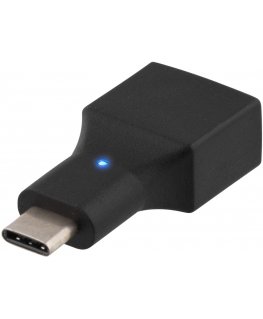 Deltaco USBC-1200 USB кабель USB 2.0 USB A Черный