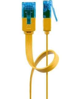 Goobay 96329 tinklo kabelis Geltona 3 m Cat6a U/UTP (UTP)