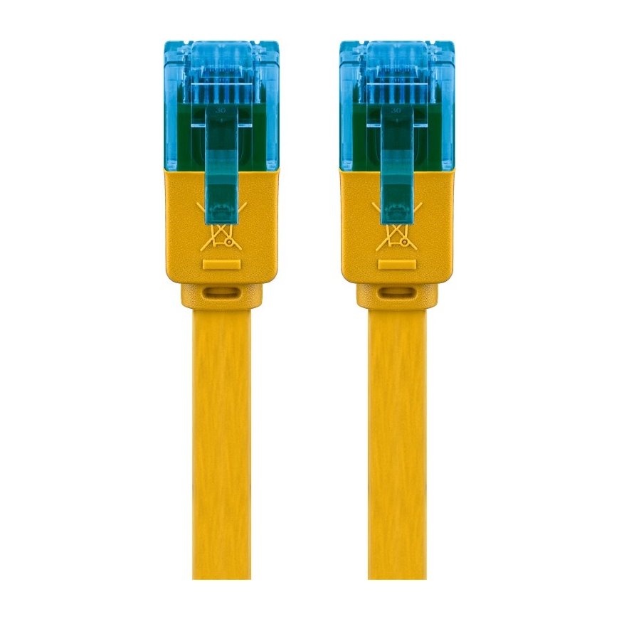 Goobay 96329 tīkla kabelis Dzeltens 3 m Cat6a U/UTP (UTP) – 4