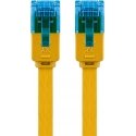 Goobay CAT 6A Flat Patch Cable U/UTP, yellow Goobay CAT 6A Flat Patch Cable U/UTP, yellow