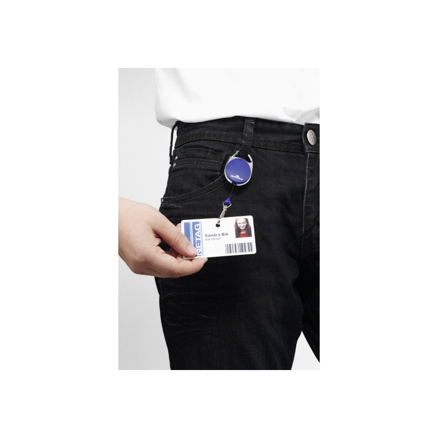 Durable 832707 korttipidikkeen lisävaruste Nimikortti jojolla Sininen 1 kpl – 5