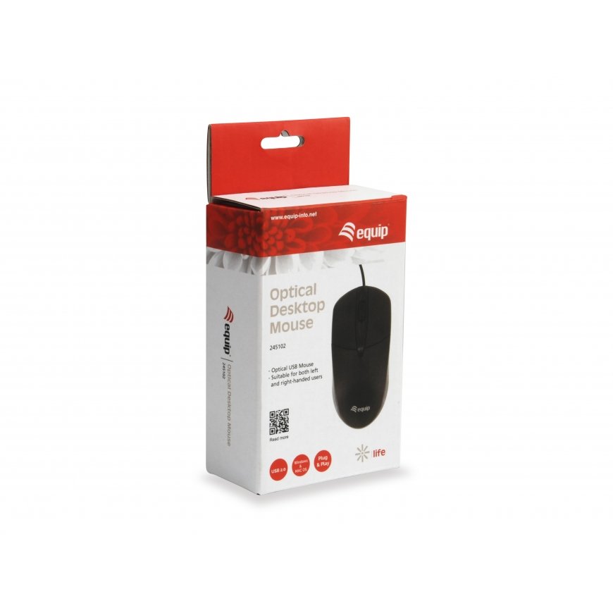 Equip 245102 hiir Kontor MΓ΅lemakΓ€eline USB tΓΌΓΌp A Optiline 1000 DPI β 2