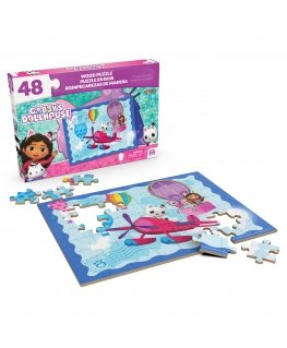 Games KPZ KPL Gabbys Dollhouse1 WdPz F23 GML Dėlionė 48 vnt Animaciniai filmai