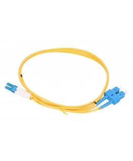 Extralink Потч-корд LC/UPC-SC/UPC Одномодовый, Duplex, G652D, 3 мм, 20m
