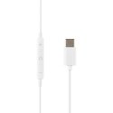 Streetz C220-WHT kuulokkeet ja kuulokemikrofoni Langallinen In-ear Puhelut/Musiikki USB Type-C Valko Streetz C220-WHT kuulokkeet ja kuulokemikrofoni Langallinen In-ear Puhelut/Musiikki USB Type-C Valko